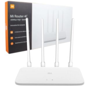 Mi Router 4C High-Speed Wireless WiFi Router | 300Mbps | 4 High-Gain Antennas | Stable Internet Coverage